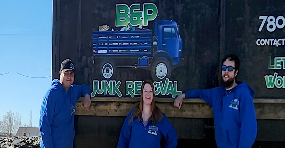 B&P Junk Removal team